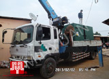 Tổ máy phát điện có vỏ CUMMINS 375KVA bàn giao khách hàng Campuchia ngày 02.02.2013