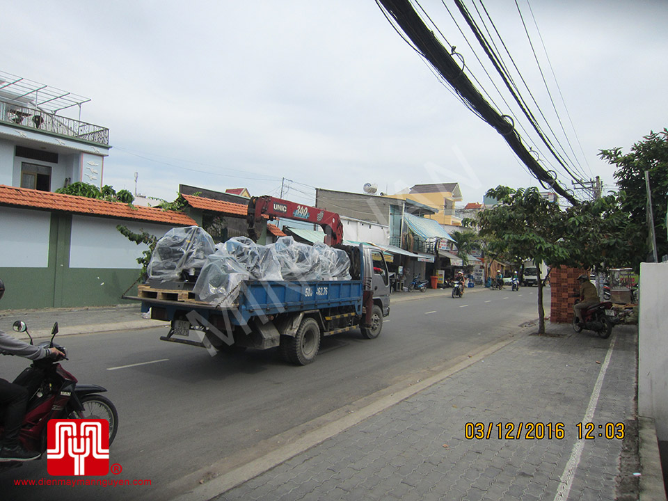 6 máy phát điện WeiChai bàn giao tại TPHCM 03/12/2016