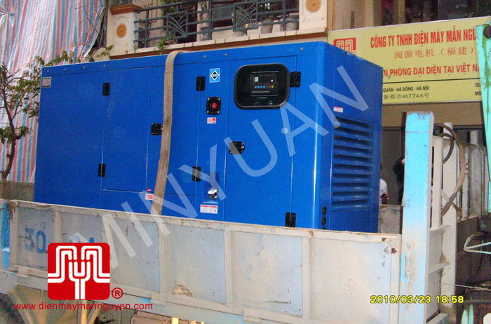 Tổ máy phát điện có vỏ SHANGCHAI 200KVA bàn giao cho khách hàng Thái Nguyên ngày 23.03.2010