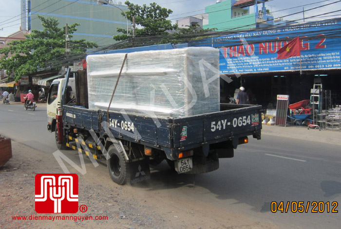 Tổ máy CUMMINS 100KVA bàn giao khách hàng Hồ Chí Minh ngày 4.5.2012