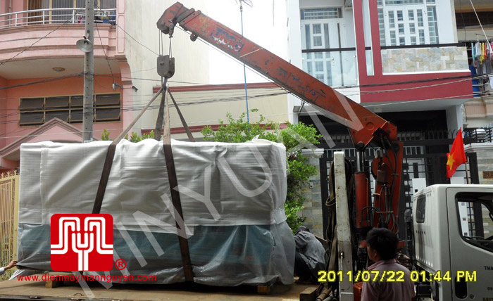 Tổ máy CUMMINS 140KVA bàn giao khách hàng Hồ Chí Minh ngày 22.7.2011