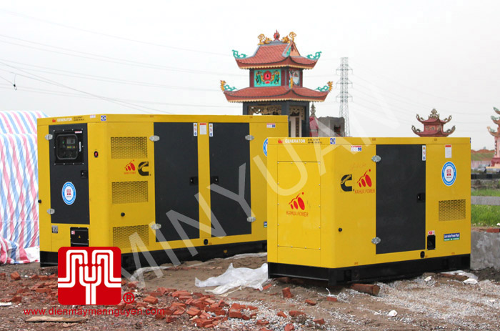 Tổ máy CUMMINS 250KVA, 60KVA giao khách hàng Hải Phòng ngày 23.5.2011