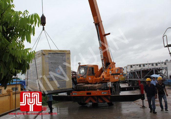 Tổ máy CUMMINS 250KVA bàn giao khách hàng Quảng Ninh ngày 19.8.2011