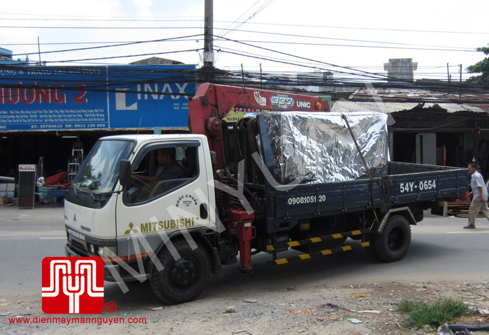 Tổ máy CUMMINS 40KVA bàn giao khách hàng Hồ Chí Minh ngày 5.4.2012