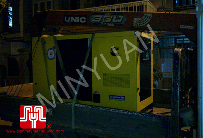 Tổ máy CUMMINS 60KVA giao khách hàng Hà Nội ngày 5.2.2011