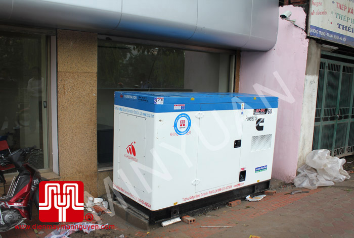 Tổ máy CUMMINS 60KVA giao khách hàng Hà Nội ngày 7.10.2011