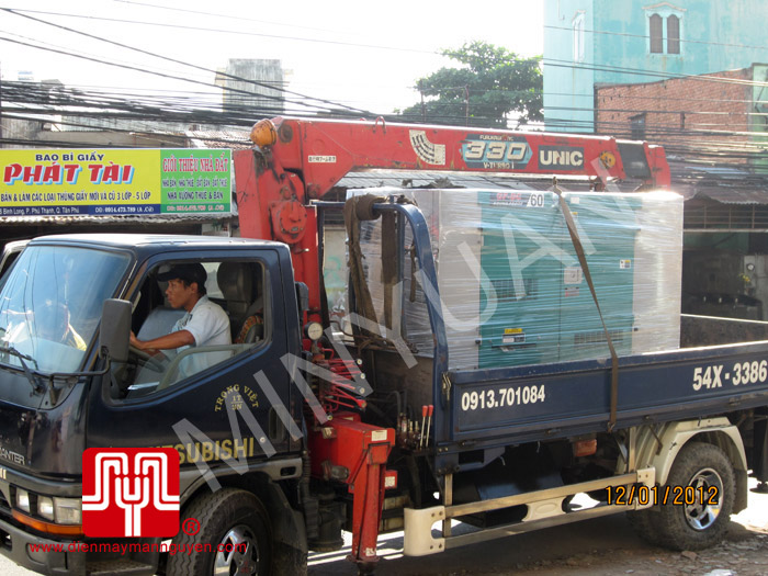 Tổ máy CUMMINS 60KVA giao tại Hồ Chí Minh ngày 12.01.2012