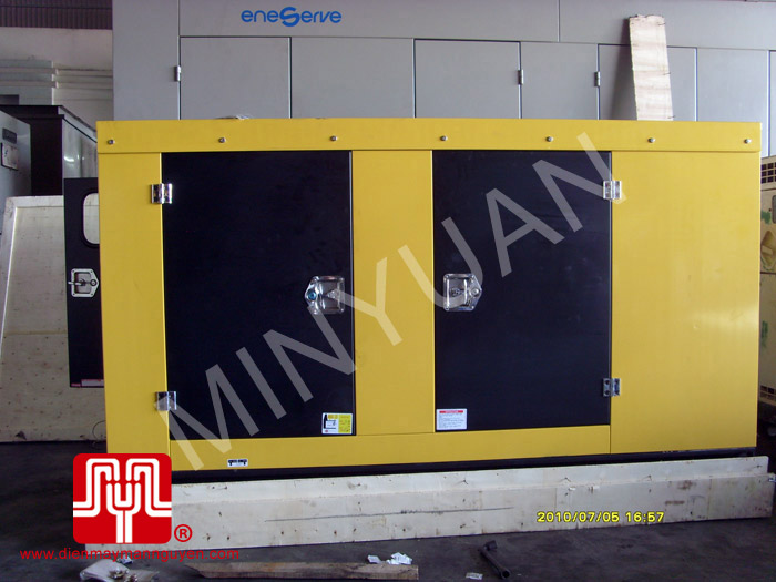 Tổ máy phát điện có vỏ SHANGCHAI 50KVA giao cho khách hàng tại Hồ Chí Minh ngày 05.07.2010