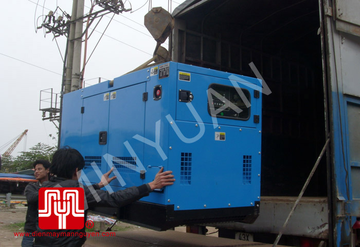 Tổ máy Weichai 25KVA bàn giao khách hàng Quảng Trị ngày 12.3.2012