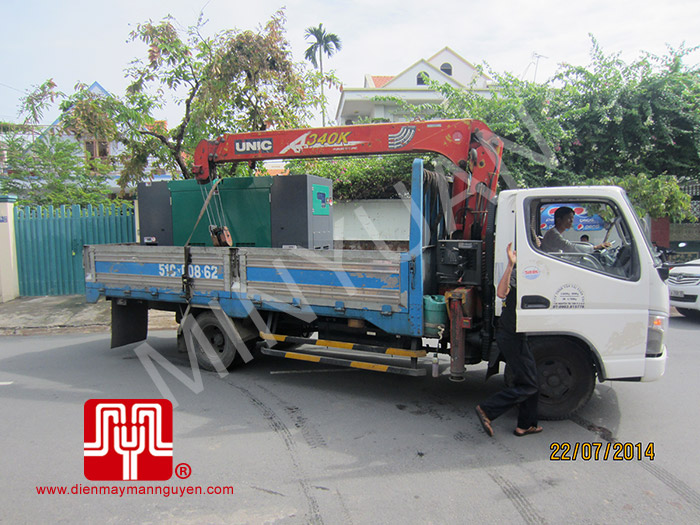 Máy phát điện Cummins 120kva bàn giao tại TPHCM 22/07/2014