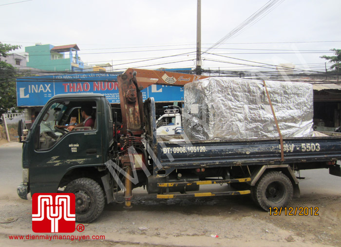 Tổ máy phát điện CUMMINS 120KVA bàn giao khách hàng Hồ Chí Minh ngày 13.12.2012