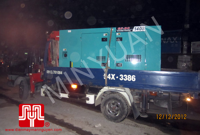 Tổ máy phát điện CUMMINS 140KVA bàn giao khách hàng Hồ Chí Minh ngày 12.12.2012