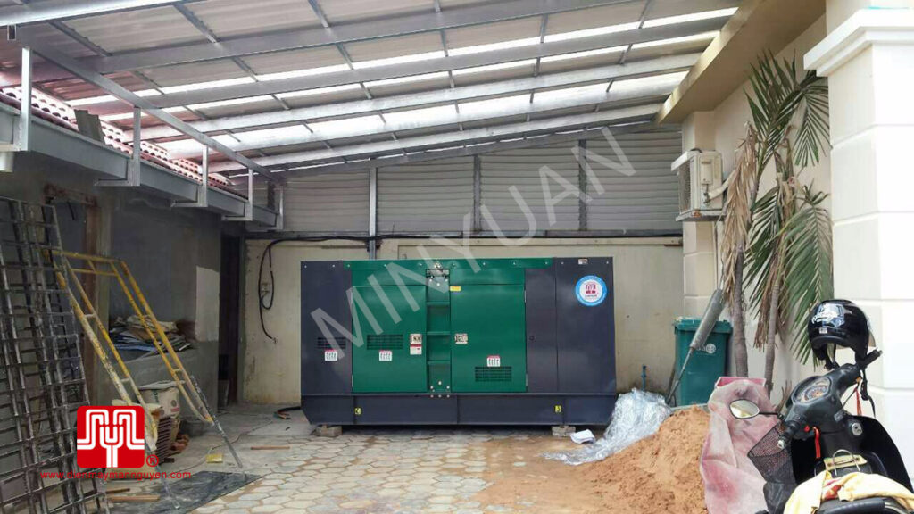 Máy phát điện Cummins 140kva có vỏ cách âm bàn giao tại Cambodia 28/11/2014