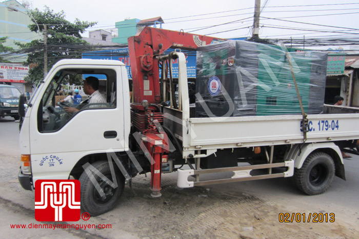 Tổ máy phát điện Cummins 60kva bàn giao khách hàng HCM 2.1.2013