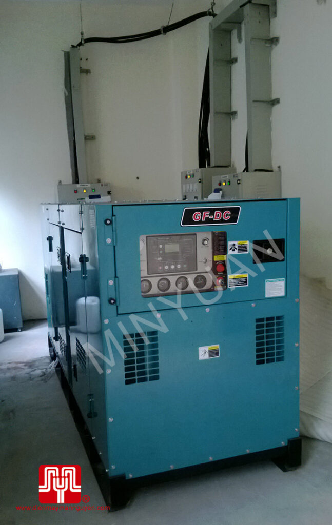 Máy phát điện cách âm Cummins 100 kva giao tại Hà Nội 30/12/2013