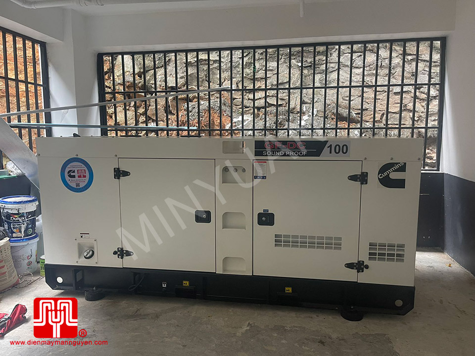 Máy phát điện Cummins 100 kva bàn giao 13/06/2023