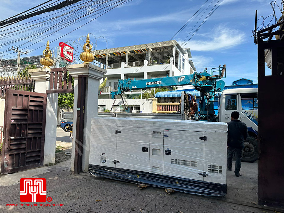 Máy phát điện Cummins 100 kva bàn giao 13/06/2023