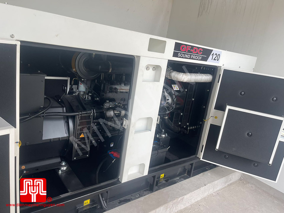 Máy phát điện Cummins 120 kva bàn giao 15/08/2023