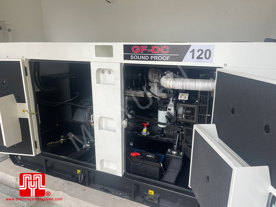 Máy phát điện Cummins 120 kva bàn giao 15/08/2023