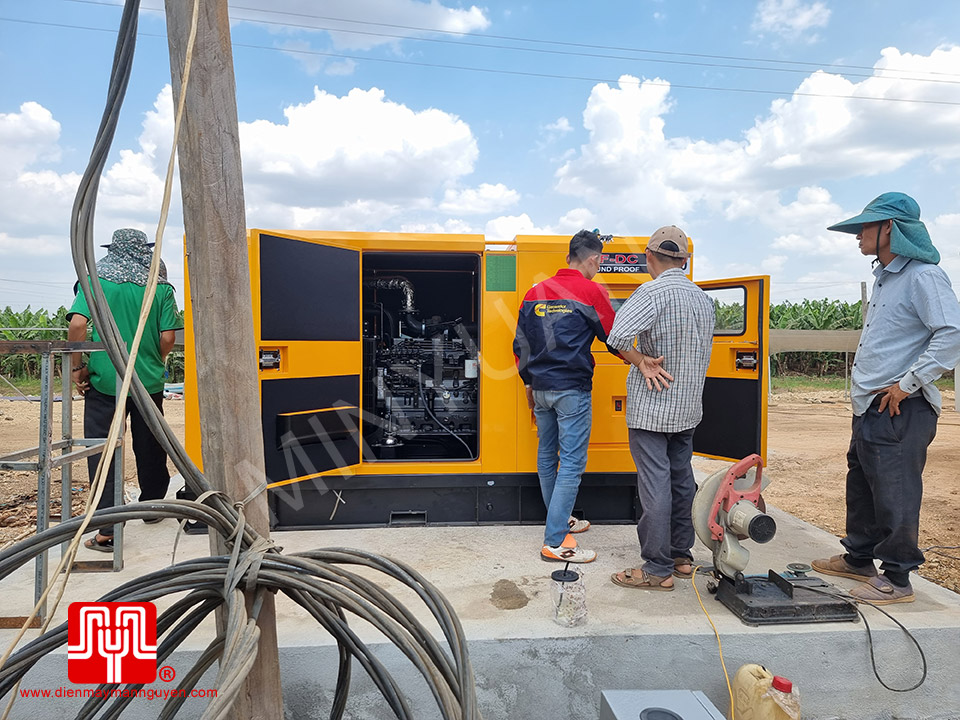 Máy phát điện Cummins 125 kva bàn giao 21/03/2023