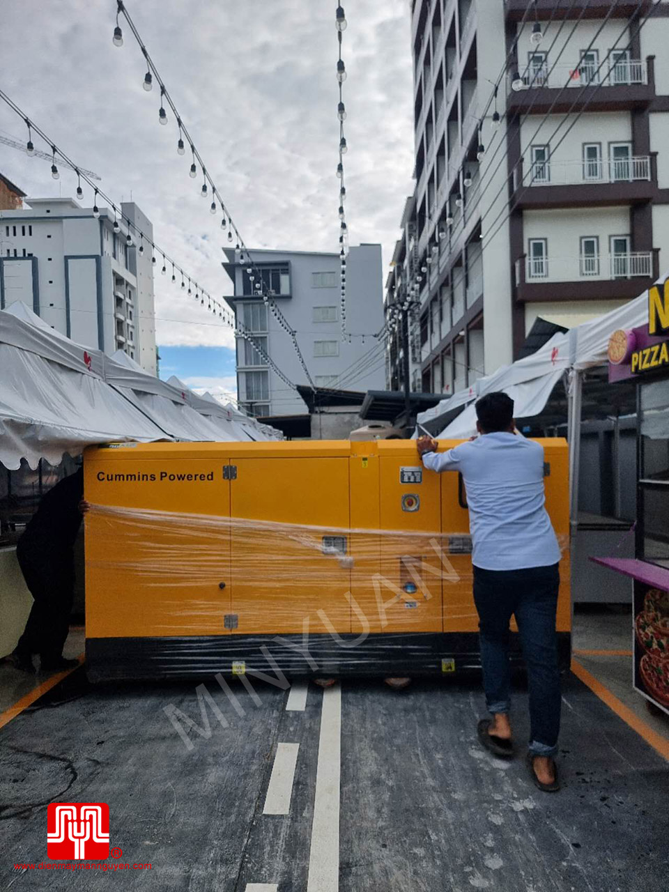 Máy phát điện Cummins 140 kva bàn giao 22/07/2024