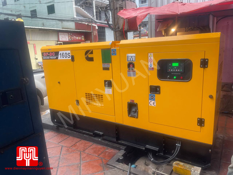 Máy phát điện Cummins 180 kva bàn giao 22/05/2024