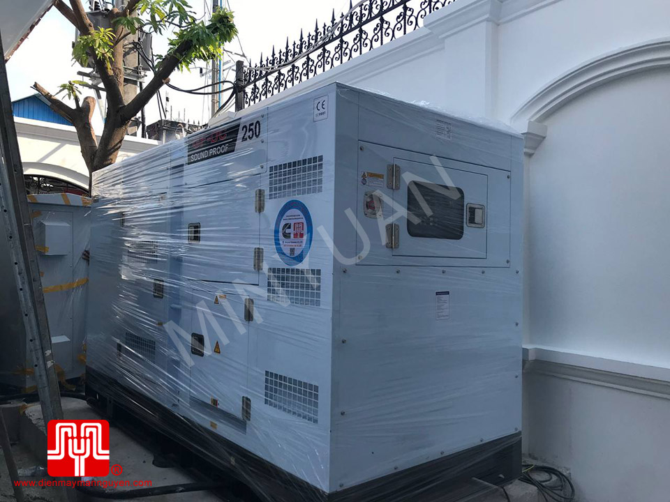 Máy phát điện Cummins 250kva bàn giao 24/05/2023