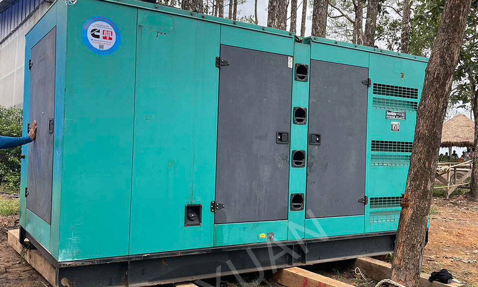 Máy phát điện Cummins 450 kva bàn giao 06/08/2024