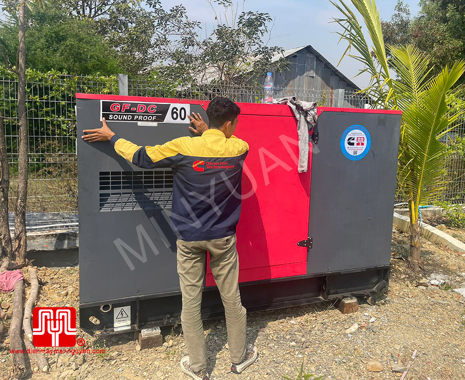 Máy phát điện Cummins 60kva bàn giao 06/02/2023