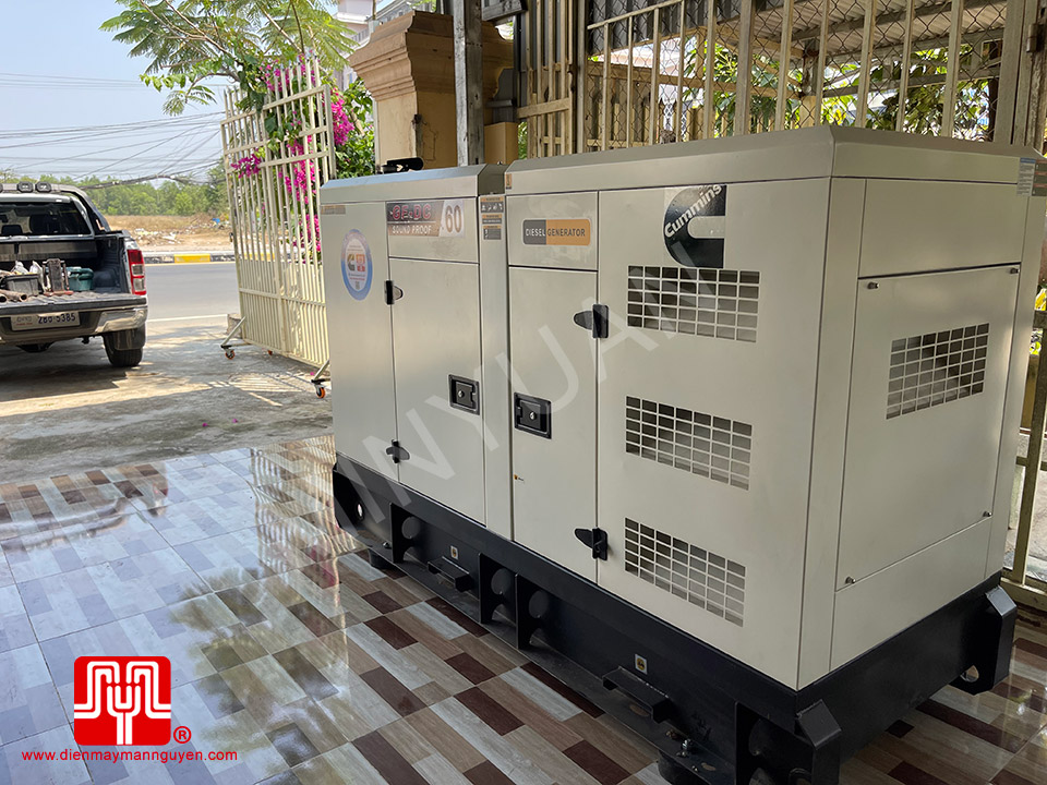 Máy phát điện Cummins 60kva bàn giao 23/03/2023