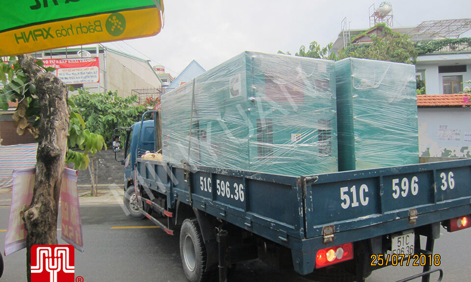 Máy phát điện Cummins 100kva bàn giao tại TPHCM ngày 25/07/2018