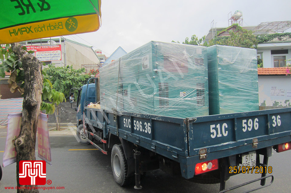 Máy phát điện Cummins 100kva bàn giao tại TPHCM ngày 25/07/2018