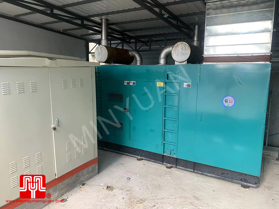 Máy phát điện Cummins 40kva bàn giao 25/08/2022