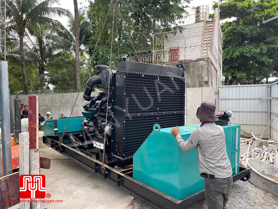 Máy phát điện Cummins 40kva bàn giao 25/08/2022