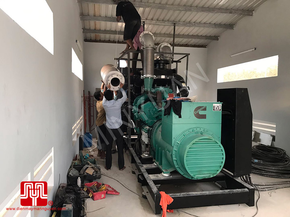 Máy phát điện Cummins 1000kva bàn giao tại Cambodia ngày 27/01/2018