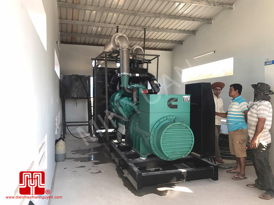 Máy phát điện Cummins 1000kva bàn giao tại Cambodia ngày 27/01/2018