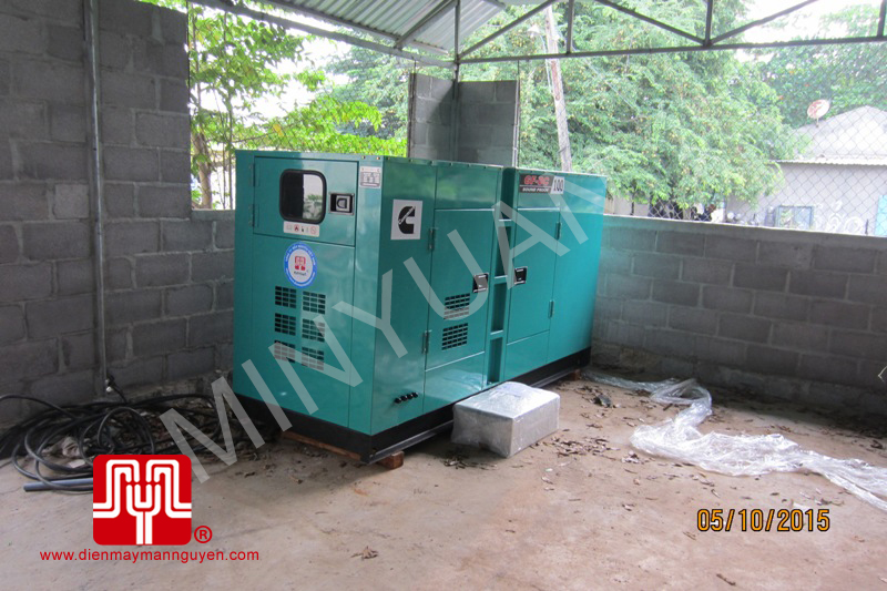 Bàn giao 3 máy phát điện Cummins 100kva cho trạm cảnh sát giao thông Hàm Tân