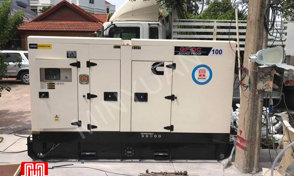 Máy phát điện Cummins 100kva bàn giao ngày 03/08/2020