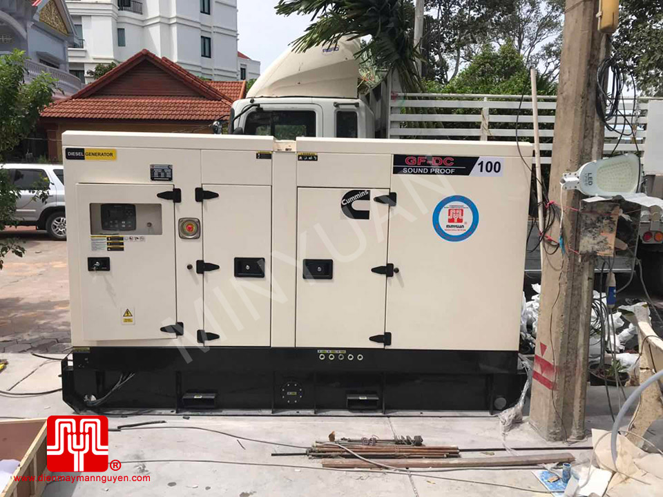 Máy phát điện Cummins 100kva bàn giao ngày 03/08/2020