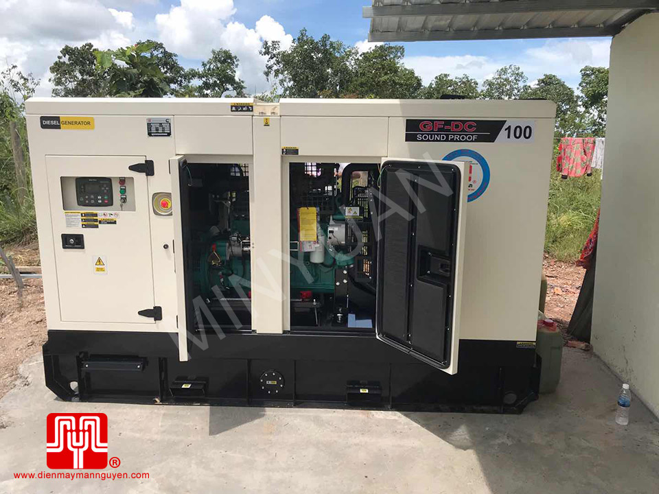 Máy phát điện Cummins 100kva bàn giao 03/10/2020