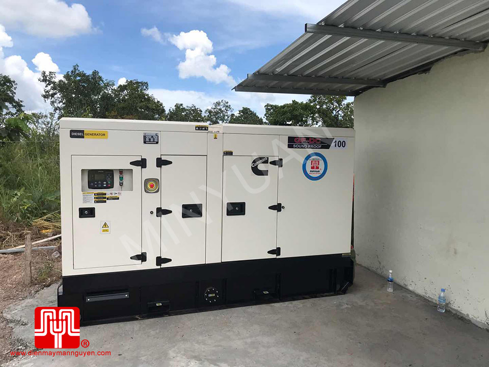 Máy phát điện Cummins 100kva bàn giao 03/10/2020