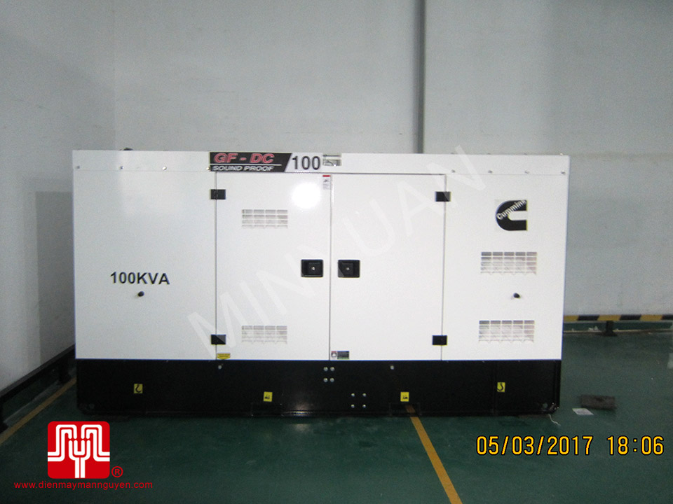 Máy phát điện Cummins 100kva bàn giao TPHCM 05/03/2017