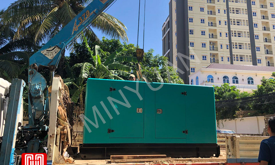 Máy phát điện Cummins 100kva bàn giao tại Cambodia ngày 05/06/2018