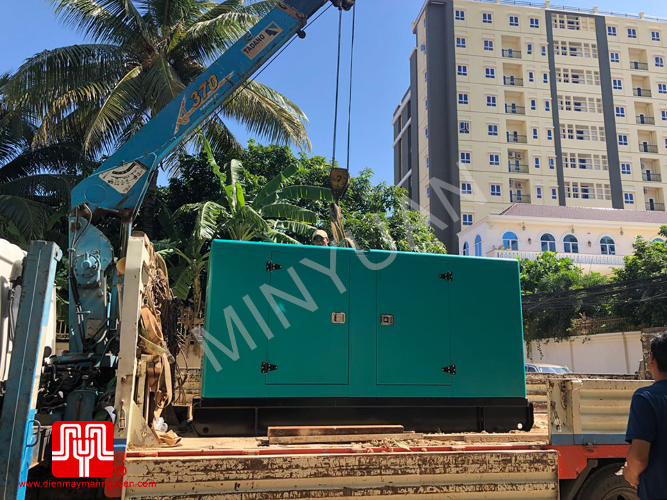 Máy phát điện Cummins 100kva bàn giao tại Cambodia ngày 05/06/2018