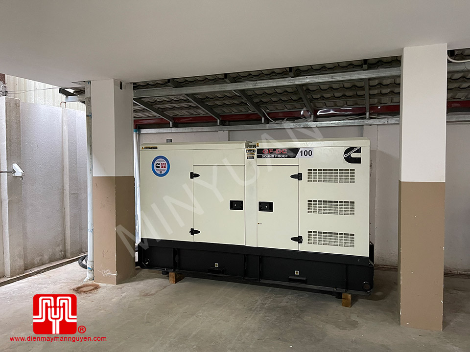 Máy phát điện Cummins 100kva bàn giao 07/04/2022