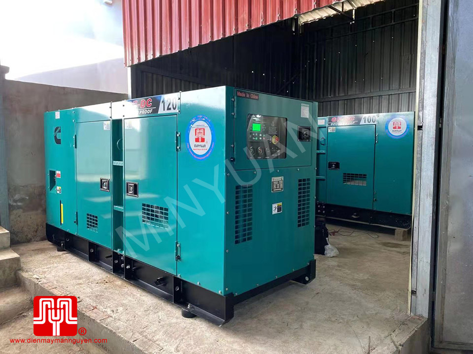 Máy phát điện Cummins 100kva và 120kva bàn giao ngày 01/01/2020