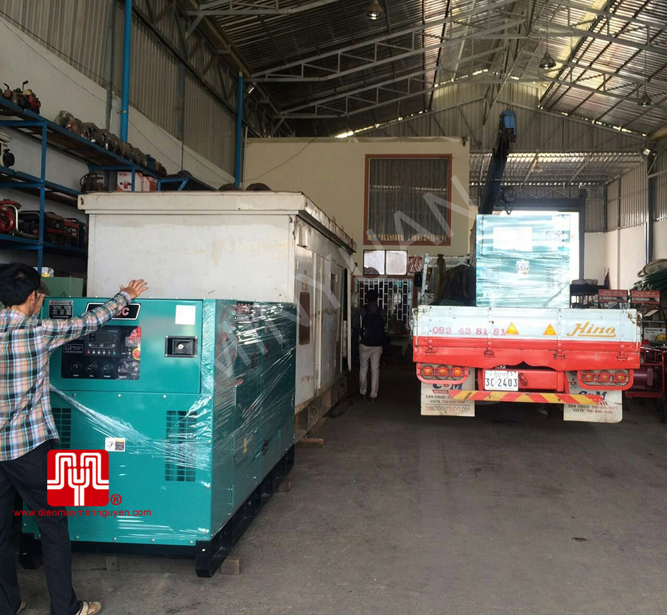 Máy phát điện Cummins 100kva và 120kva bàn giao tại Cambodia 16/08/2016