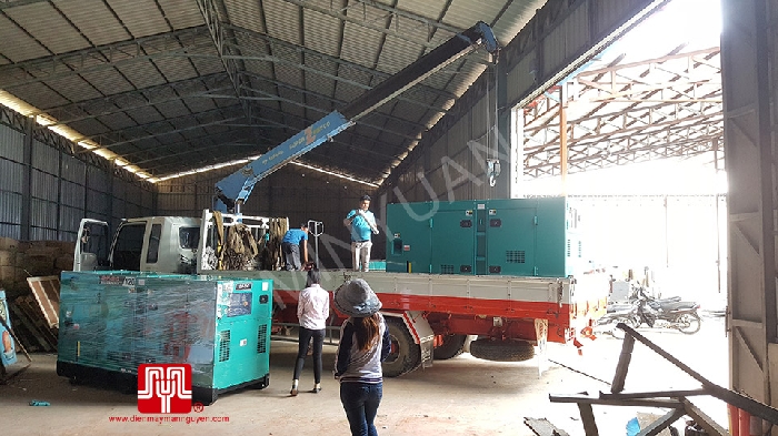 Máy phát điện Cummins 100kva và 120kva bàn giao tại Cambodia 16/08/2016