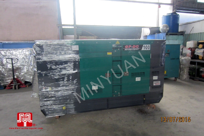 Máy phát điện Cummins 100kva bàn giao tại TPHCM 13/07/2015