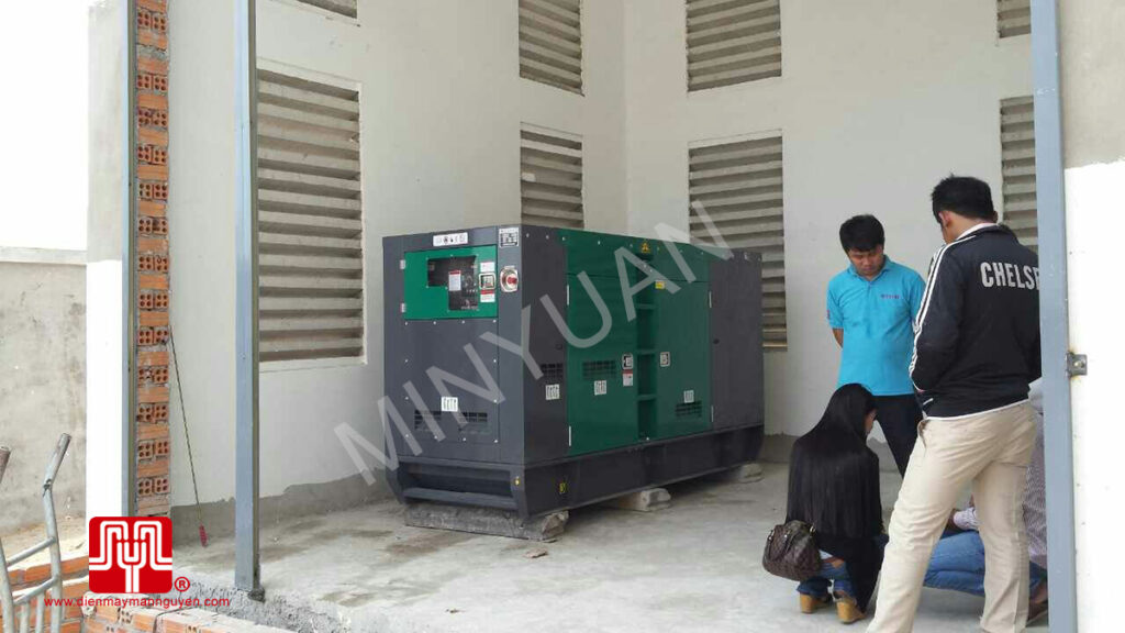 Máy phát điện Cummins 100kva bàn giao tại Cambodia 16/03/2015